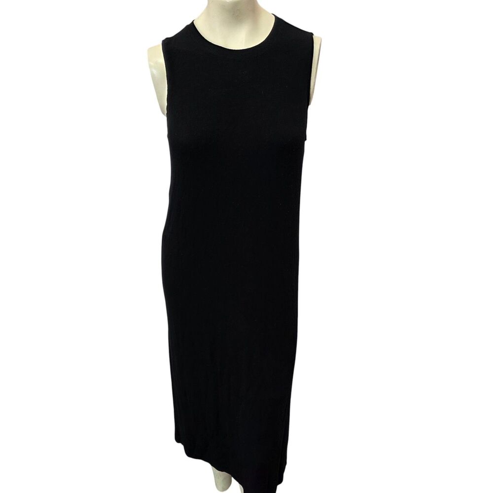 Kinesis Black Sleevelessā Midi Dress Womens M Stretch Moisture Wicking Casual